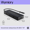 Hub HP USB-C 4K 6G842AA 4 porty USB-C Czarny - 1628636