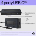 Hub HP USB-C 4K 6G842AA 4 porty USB-C Czarny - 1615888