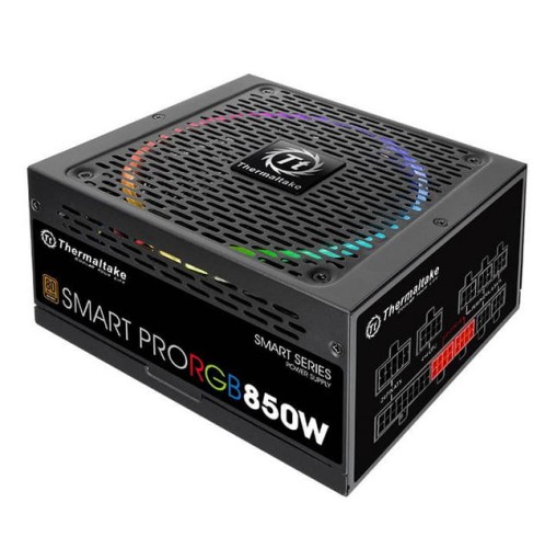 Zasilacz Thermaltake Smart Pro RGB 850W 140mm 80+ Bronze aPFC - 943128