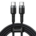 Kabel USB-C PD 2.0 200cm Baseus Cafule CATKLF-ALG1 Quick Charge 3.0 5A z obsługą szybkiego ładowania 100W - 1236004