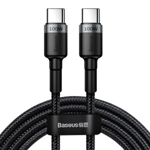 Kabel USB-C PD 2.0 200cm Baseus Cafule CATKLF-ALG1 Quick Charge 3.0 5A z obsługą szybkiego ładowania 100W