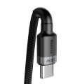 Kabel USB-C PD 2.0 200cm Baseus Cafule CATKLF-ALG1 Quick Charge 3.0 5A z obsługą szybkiego ładowania 100W - 1236005