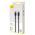 Kabel USB-C PD 2.0 200cm Baseus Cafule CATKLF-ALG1 Quick Charge 3.0 5A z obsługą szybkiego ładowania 100W - 1236011