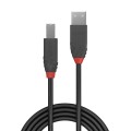 Kabel drukarkowy USB LINDY 2.0 A/M - USB B /M, Anthra Line 7.5m Czarny - 1629859