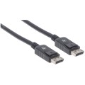 Kabel Manhattan DisplayPort V1.2 DP-DP M/M 4K*60Hz 3m czarny - 1630002