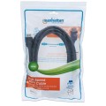 Kabel Manhattan HDMI-HDMI Ethernet 4K*30Hz ARC Ekranowany 1m czarny - 1630010