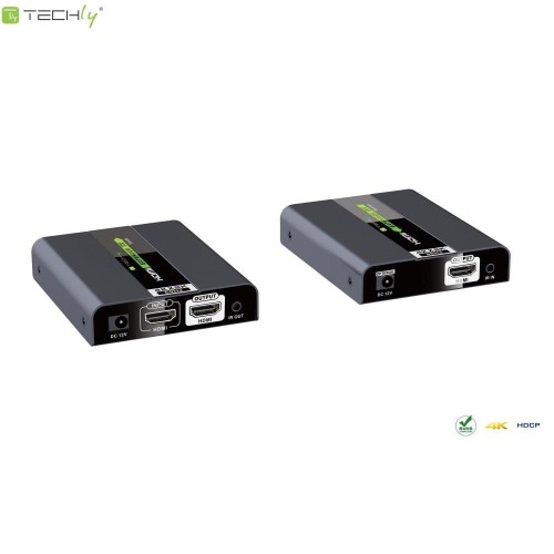 Extender HDMI Techly po skrętce Cat6, do 50m, 4K30Hz, EDID/IR - 683380