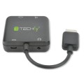 Kabel adapter Techly HDMI 4Kx2K do Audio 5.1CH SPIDF / 2.0 Jack 3.5mm Extractor - 1630095
