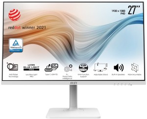 Monitor MSI 27" Modern MD272PW HDMI DP USB-C biały