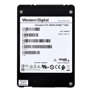 Dysk SSD Western Digital Ultrastar DC SN640 3,2TB U.2 2,5" NVMe (3330/2010 MB/s) ISE 2/DWPD WUS4CB032D7P3E3