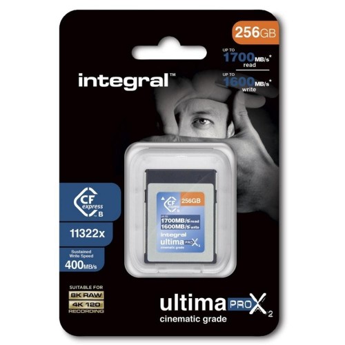 Karta pamięci INTEGRAL CFexpress Cinematic Typ B 2.0 256GB - 1632834