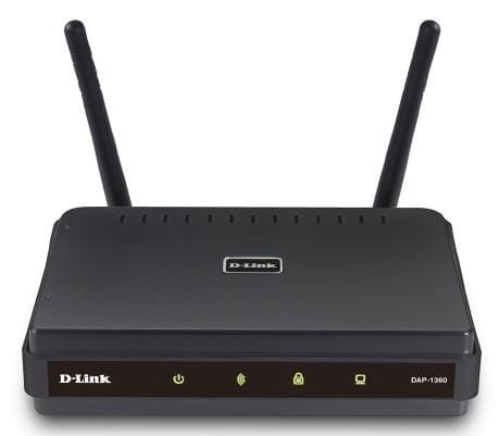 Access Point D-Link DAP-1360 WiFi N300 1xLAN 2xRP-SMA (odkręcane) MIMO WDS - 869964
