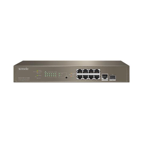 Switch zarządzalny Tenda TEG5310P-8-150W 8-port PoE 150W - 1469384