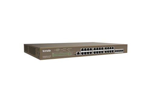 Switch zarządzalny Tenda TEG5328P-24-410W 24-port  PoE 410W - 1452278