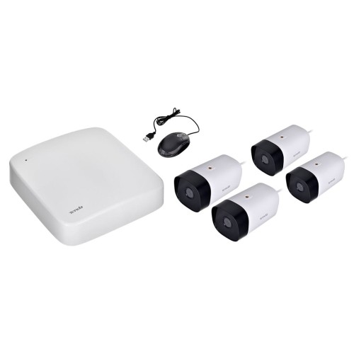 Zestaw do monitoringu Tenda K4P-4TR  4-kamery PoE - 1465381