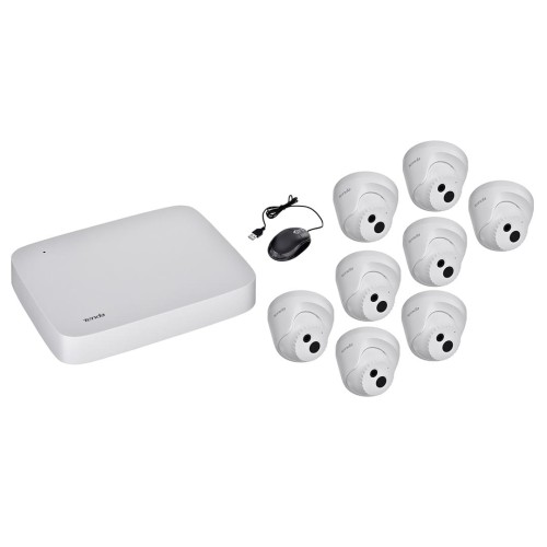 Zestaw do monitoringu Tenda K4P-4CR 8-kamer PoE - 1465377