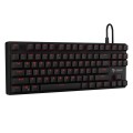 Klawiatura przewodowa SAVIO Tempest RX TKL Outemu RED, Gaming, mechaniczna, aluminiowa, podświetlana - 1433154