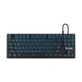 Klawiatura przewodowa SAVIO Tempest RX TKL Outemu BLUE, Gaming, mechaniczna, aluminiowa, podświetlana - 1433160