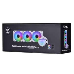 Chłodzenie wodne MSI MAG CORELIQUID 360R V2 WHITE ARGB 3x120mm