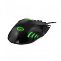 Mysz przewodowa Esperanza MX401 Hawk optyczna Gaming USB czarno-zielona - 783495