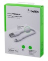 BELKIN KABEL USB A-LIGHTNING, OPLOT, 0.15M, BIAŁY - 1646694