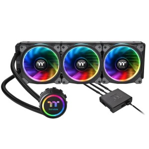 Chłodzenie wodne do komputera Thermaltake CL-W158-PL12SW-A (Miedź; 3 wentylatory x 120 mm; RGB)