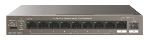 Switch niezarządzalny Tenda TEG1110PF-8-102W  8-port 1GbE PoE 102W