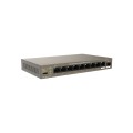 Switch niezarządzalny Tenda TEG1110PF-8-102W  8-port 1GbE PoE 102W - 1647201