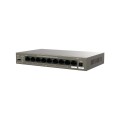 Switch niezarządzalny Tenda TEG1110PF-8-102W  8-port 1GbE PoE 102W - 1647200