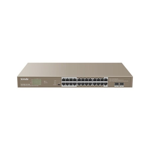 Switch niezarządzalny Tenda TEG1126P-24-410W  24-port 1GbE PoE 410W - 1647207
