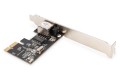 Karta sieciowa DIGITUS PCI Express Gigabit Ethernet 10/100/1000Mbps - 1125489