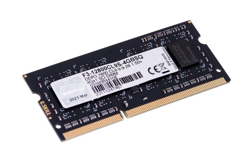 G.SKILL SO-DIMM DDR3 4GB 1600MHZ CL9 1,5V F3-12800CL9S-4GBSQ - 1324768