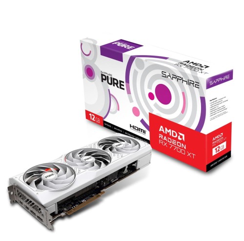 Karta graficzna SAPPHIRE RADEON RX 7700 XT PURE GAMING OC 12GB GDDR6 - 1645089