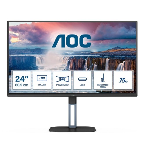 Monitor AOC 23,8" 24V5C/BK HDMI DP USB-C głośniki 3Wx2 - 1663097