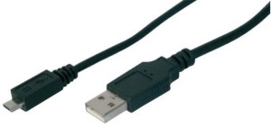 Kabel USB DIGITUS 2.0, typ A - B micro, 1,8m czarny