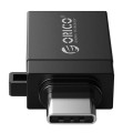 Adapter USB Orico CBT-UT01-BK-BP USB-C na USB-A alu czarny zawieszka - 1495693