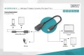 Kabel USB 3.1 Gen 1 DIGITUS SuperSpeed OTG Typ USB C/USB A M/Ż czarny 0,15m - 1668360