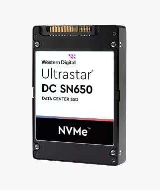 Dysk SSD Western Digital Ultrastar DC SN650 15,36TB U.3 2,5" 15mm NVMe (6600/2800 MB/s) SE 1/DWPD WUS5EA1A1ESP5E1 - 1329826