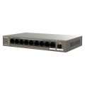 Switch zarządzalny IP-COM By Tenda G2210P-8-102W 9x1GbE 1xSFP PoE 102W - 1541089