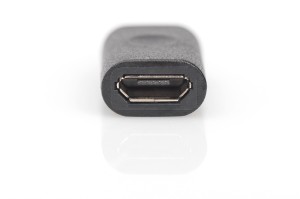 Adapter DIGITUS USB 2.0 HighSpeed Typ USB C/microUSB B M/Ż czarny