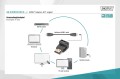 Adapter DIGITUS HDMI 2.0 HighSpeed z Ethernetem Typ HDMI A kątowy/HDMI A M/Ż czarny - 1668318