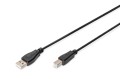 Kabel drukarkowy DIGITUS USB 2.0 A/M - B/M, 3m czarny - 971853