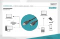 Kabel DIGITUS USB 3.1 Gen.1 SuperSpeed 5Gbps Typ USB A/microB M/M czarny 1,8m - 1668382