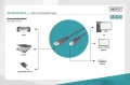 Kabel drukarkowy USB DIGITUS 2.0 A/M - USB B /M 5m czarny - 1668391
