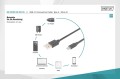 Kabel USB DIGITUS 2.0, typ A - B micro, 1m czarny - 1668409