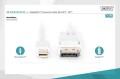 Kabel DisplayPort DIGITUS DP/M-DPmini /M, 1.1a biały, 1m - 1668472