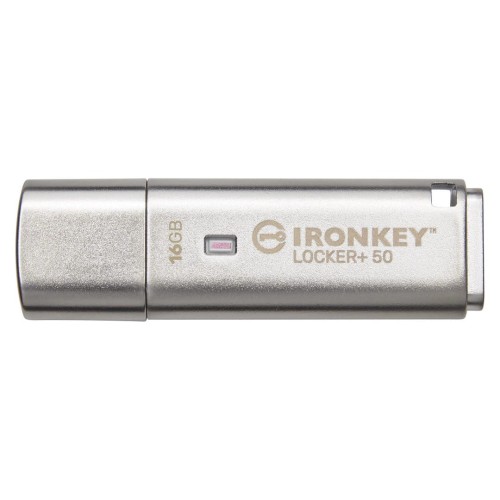 KINGSTON FLASH 16GB IronKey Locker+ 50 USB 3.2 Gen 1 - 1668048