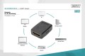Adapter DIGITUS HDMI HDMI A/Ż - HDMI A/Ż - 1668321