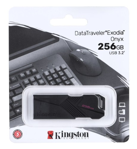 KINGSTON FLASH 256GB USB3.2 DataTraveler Exodia Onyx - 1437625