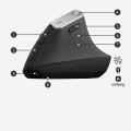 Mysz bezprzewodowa Logitech MX Vertical optyczna czarna - 1684605